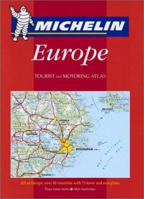 Michelin Tourist & Motoring Atlas Europe 2061136036 Book Cover