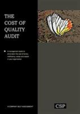 The Cost of Quality Audit 0955970768 Book Cover