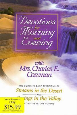 Devotions for Morning and Evening With Mrs. Cha... 0884862496 Book Cover