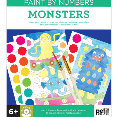 Paint by Numbers: Monsters [Spanish] 1797244116 Book Cover