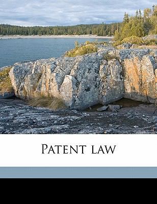 Patent Law 1171783566 Book Cover