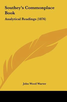 Southey's Commonplace Book: Analytical Readings... 1161730958 Book Cover