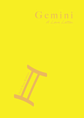Gemini: A Love Letter 1684818397 Book Cover