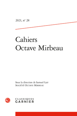 Cahiers Octave Mirbeau [French] 240612083X Book Cover