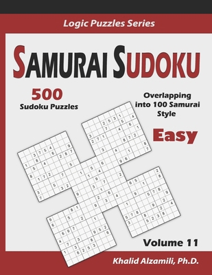 Samurai Sudoku: 500 Easy Sudoku Puzzles Overlap... 1709575115 Book Cover