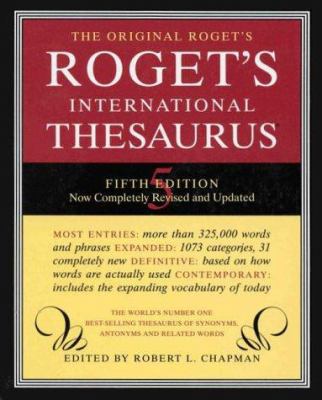 Roget International Thesaurus Index 5E 0062700146 Book Cover