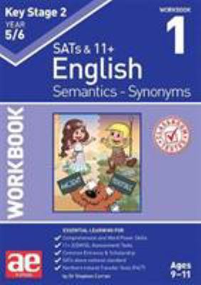 KS2 Semantics Year 5/6 Workbook 1 - Synonyms 1910106496 Book Cover