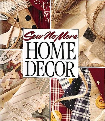 Sew-No-More Home Decor (Leisure Arts #33300) 0942237935 Book Cover