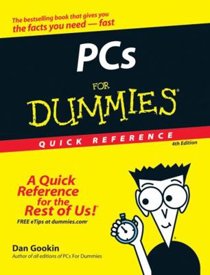 PCs for Dummies Quick Reference 0470115262 Book Cover