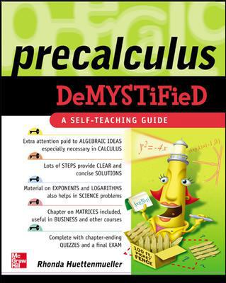 Pre-Calculus Demystified 0071439277 Book Cover