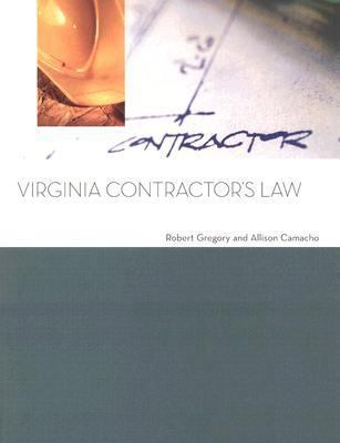 Virginia Contractor's Law 1419516914 Book Cover