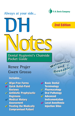 Dh Notes: Dental Hygienist's Chairside Pocket G... 0803658265 Book Cover