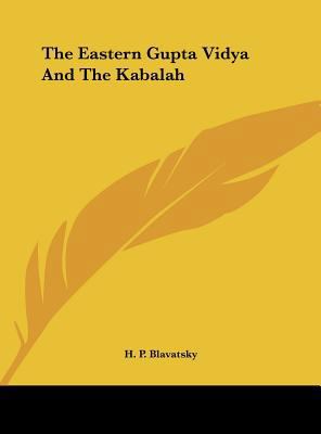 The Eastern Gupta Vidya and the Kabalah 1161539484 Book Cover