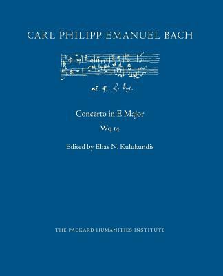 Concerto in E Major, Wq 14 1726304183 Book Cover