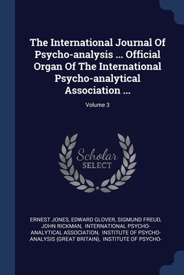 The International Journal Of Psycho-analysis ..... 1377240576 Book Cover