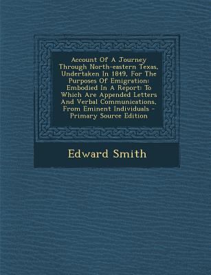 Account of a Journey Through North-Eastern Texa... [Afrikaans] 1293048259 Book Cover