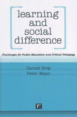 Learning and Social Difference: Challenges for ... 1594512442 Book Cover