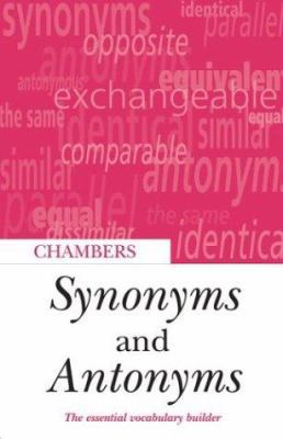 Chambers Synonyms and Antonyms 0550100881 Book Cover