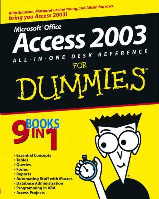 Access 2003 All-in-One Desk Reference For Dummi... 0764539884 Book Cover