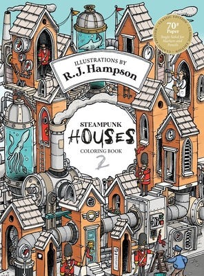 Steampunk Houses 2 Colouring Book 1922472263 Book Cover