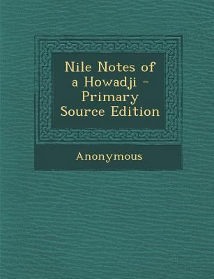 Nile Notes of a Howadji 1289440581 Book Cover