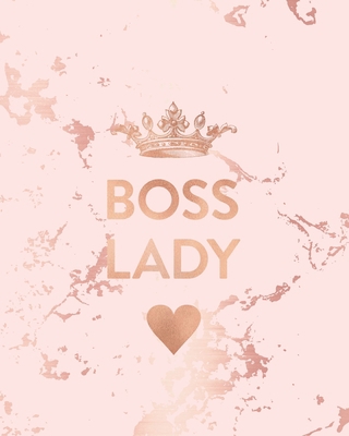 Boss Lady: Inspirational Quote Notebook, Trendy... 1705969704 Book Cover