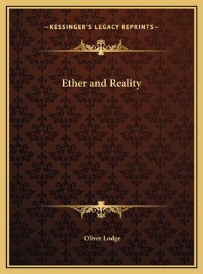 Ether and Reality 1169724213 Book Cover