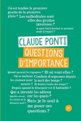 Questions d'importance [French] 2371774871 Book Cover