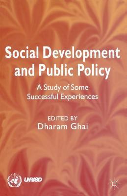 Social Development and Public Policy 0333779126 Book Cover