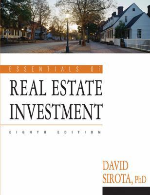 Essentials of Real Estate Investment 1427750610 Book Cover