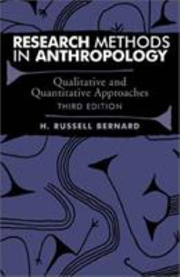 Research Methods in Anthropology: Qualitative a... 0759101485 Book Cover