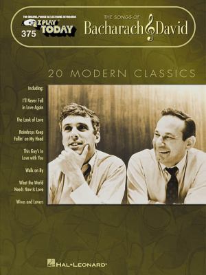 The Songs of Bacharach & David: E-Z Play Today ... 0634011472 Book Cover