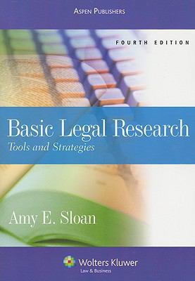 Basic Legal Research: Tools and Strategies B007CLHUYE Book Cover