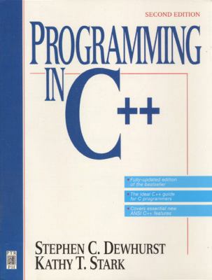 Programming in C++ (2nd Edition) 0131827189 Book Cover