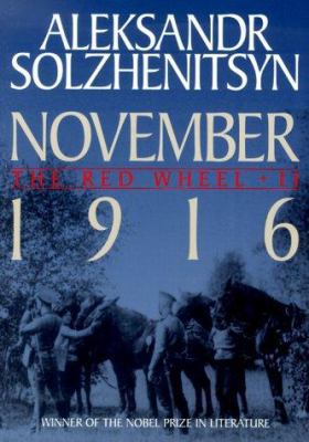 November 1916: The Red Wheel/Knot II 0374527032 Book Cover