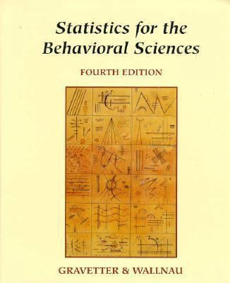 Statistics for the Behavioral Sciences 0314068066 Book Cover