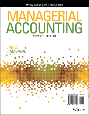 Managerial Accounting 1119577721 Book Cover