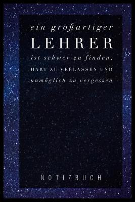 Ein Grossartiger Lehrer Ist Schwer Zu Finden, H... [German] 1080309136 Book Cover