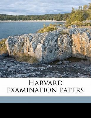 Harvard Examination Papers 1178093468 Book Cover