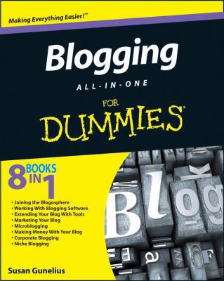 Blogging All-in-One For Dummies 0470573775 Book Cover