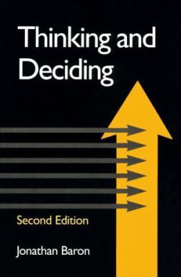Thinking and Deciding 0521437326 Book Cover