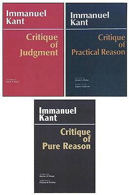 Three Critiques, 3-Volume Set: Vol. 1: Critique... 0872206300 Book Cover