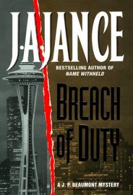 Breach of Duty: A J.P. Beaumont Mystery 0380974061 Book Cover