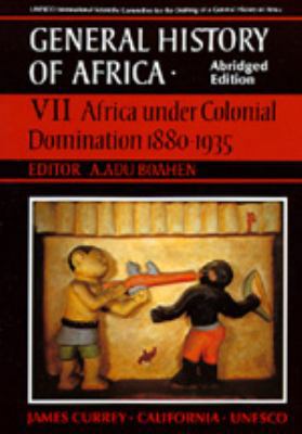 UNESCO General History of Africa, Vol. VII, Abr... 0520067029 Book Cover