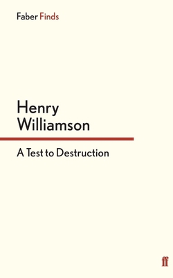 A Test to Destruction 0571276377 Book Cover