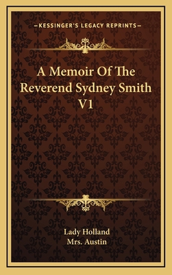A Memoir of the Reverend Sydney Smith V1 1163863742 Book Cover