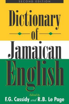 Dictionary of Jamaican English 9766401276 Book Cover