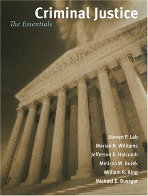 Criminal Justice: The Essentials 0195332490 Book Cover