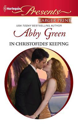 In Christofides' Keeping [Large Print] 037323743X Book Cover