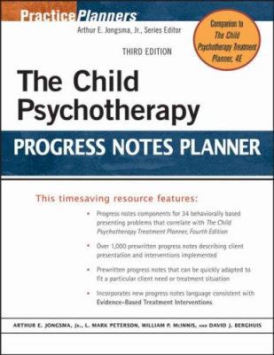 The Child Psychotherapy Progress Notes Planner 0471785369 Book Cover